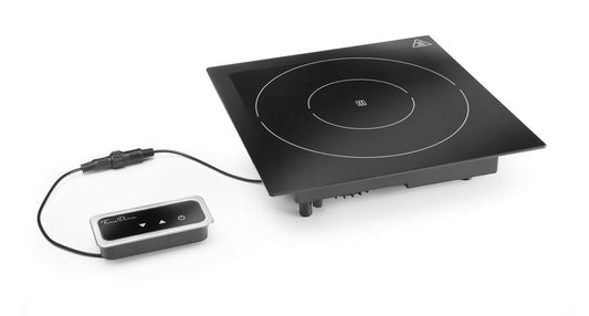 Plaque chauffante à induction 1000W, Fine Dine, Noir, 230V/1000W, 350x397x(H)85mm