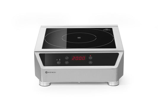 Plaque de cuisson à induction modèle 3500 D, HENDI, Profi Line, 230V/3500W, 342x431x(H)116mm