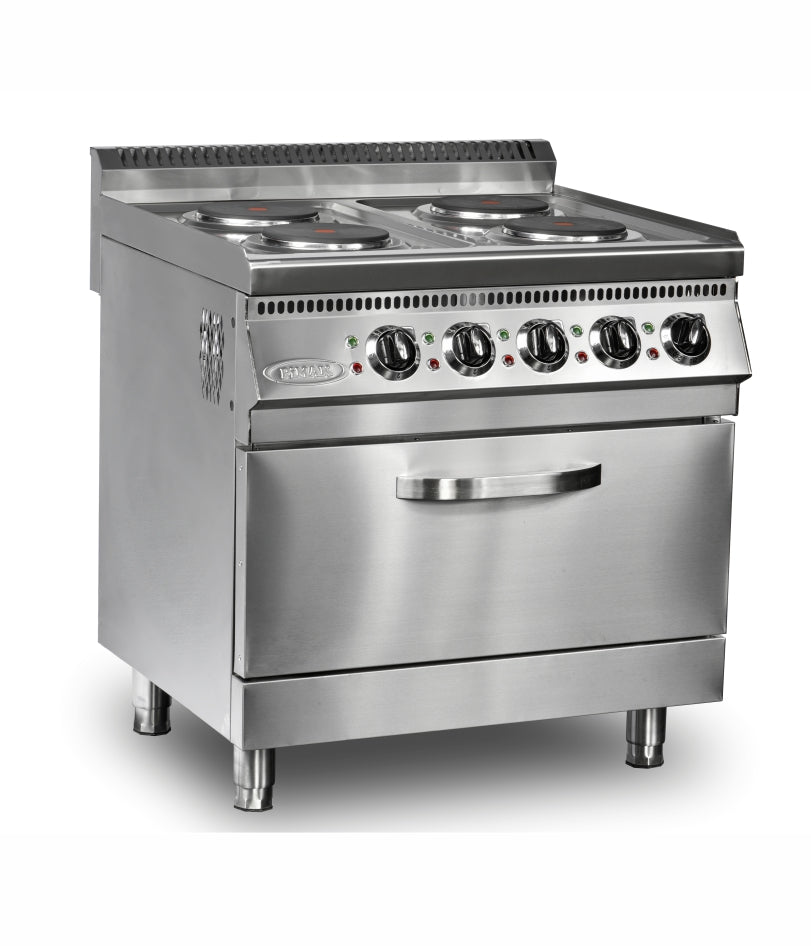 Cuisinière 6 plaques ELECTRQUE avec four ELECTRIQUE 150x100x85cm - PIMAK -  MX26-6