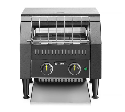 Grille-pain constant double, HENDI, Noir, 230V/2240W, 418x368x(H)415mm