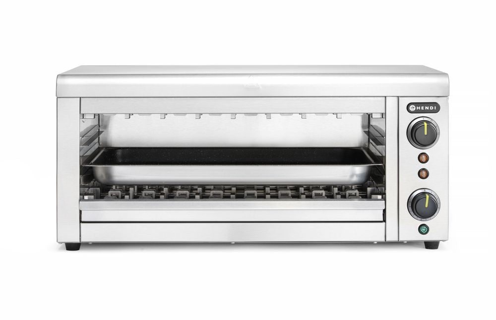 Salamandre avec éléments chauffants Quartz infrarouge, HENDI, 230V/3645W, 689x397x(H)318mm