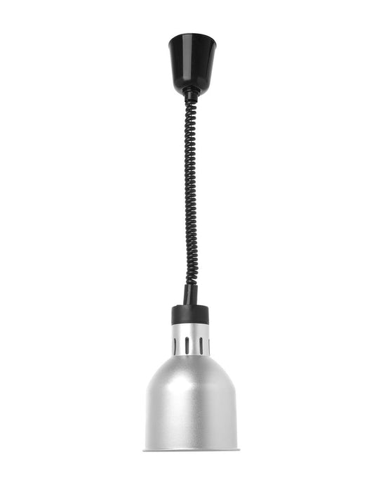 Lampe chauffante cylindrique réglable, HENDI, Argent, 230V/250W, ⌀175x(H)250mm