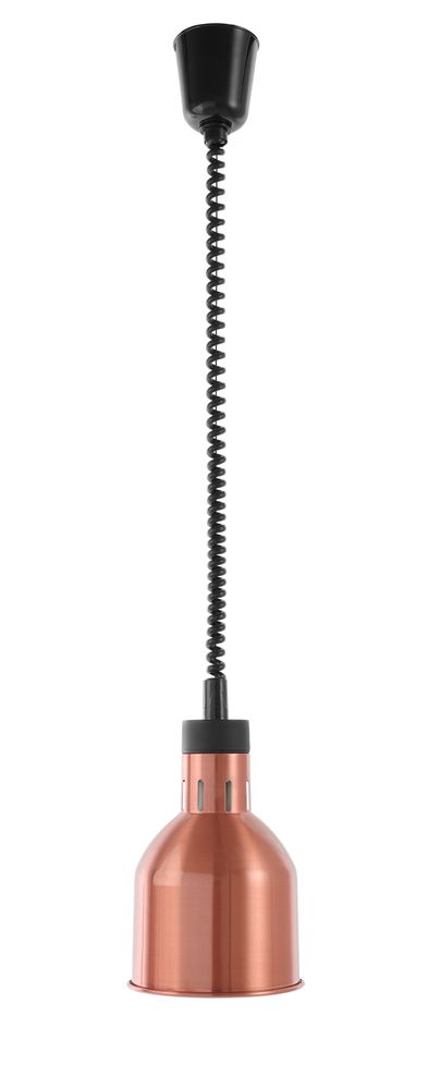 Lampe chauffante cylindrique réglable, HENDI, Cuivre, 230V/250W, ⌀175x(H)250mm