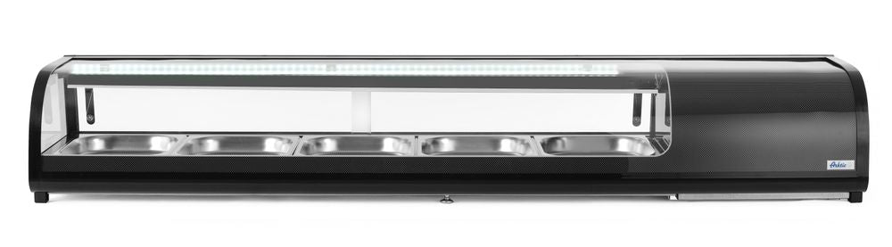 Présentoir à sushis, Arktic, 220-240V/190W, 1800x420x(H)265mm