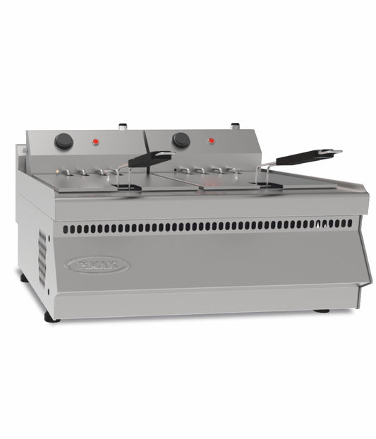 Friteuse à poser -  10+10 litres  ELECTRIQUE ECO - PIMAK - M062-1