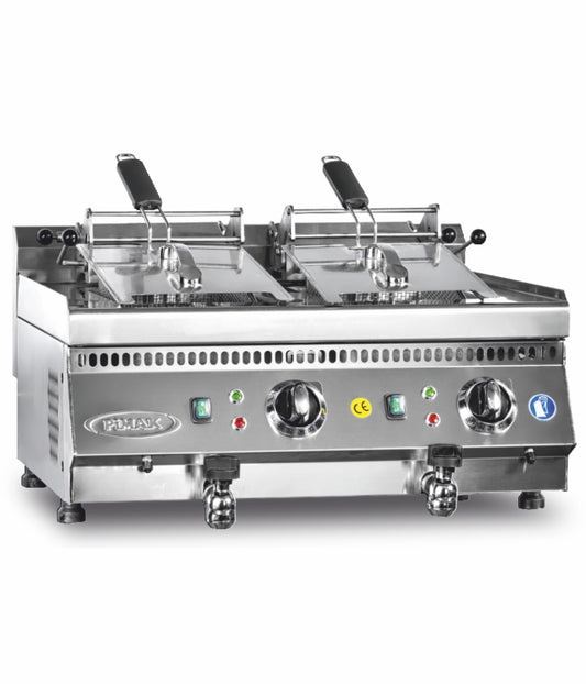 Friteuse à poser - 10+10 litres - ELECTRIQUE  - PIMAK - M169-1