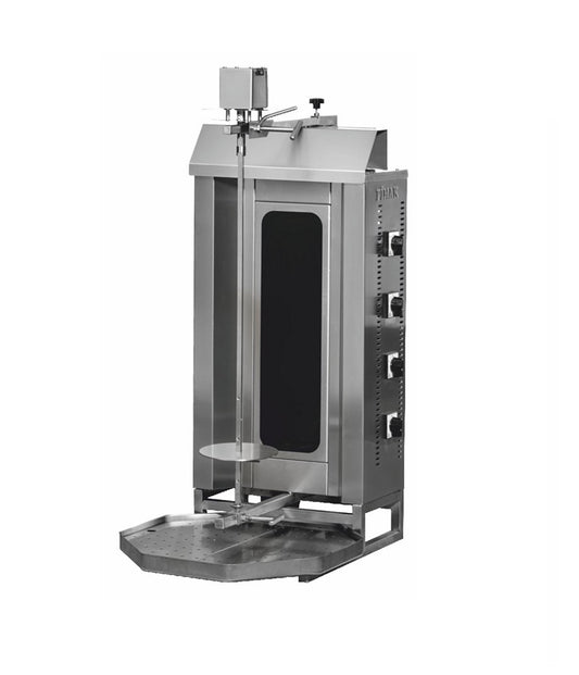 Machine à Doner kebab ELECTRIQUE vitrocéramique moteur en haut- PIMAK -  M077-4C