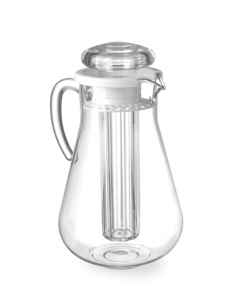 Pichet avec tube à glaçons, HENDI, 2,2L, ⌀150x(H)260mm