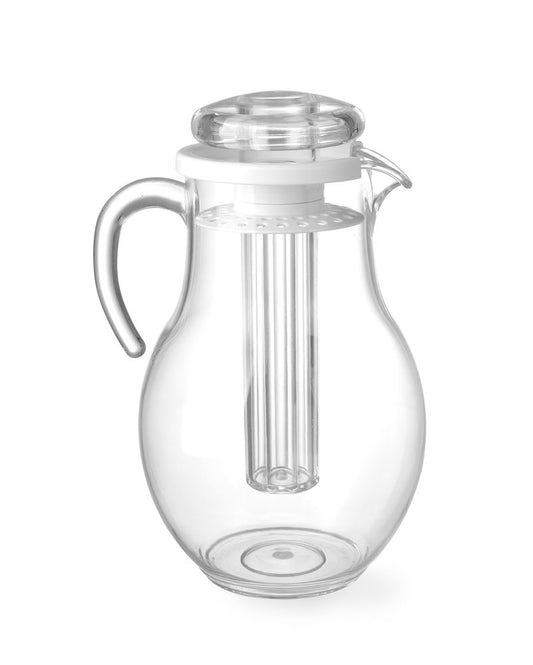 Pichet avec tube à glaçons, HENDI, 3L, ⌀170x(H)285mm