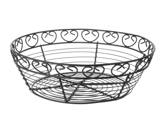 Corbeille en fil deco rond, HENDI, ⌀250x(H)80mm