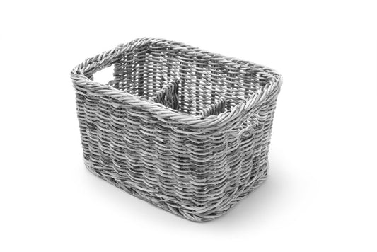 Corbeille à couvert, HENDI, Gris clair, 260x180x(H)150mm
