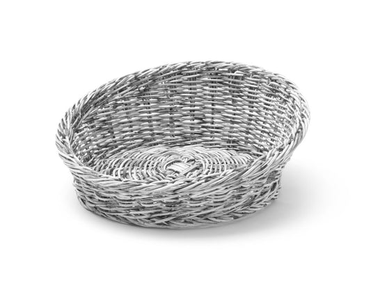 Corbeille à pain rond, HENDI, Gris clair, ⌀310x(H)120mm