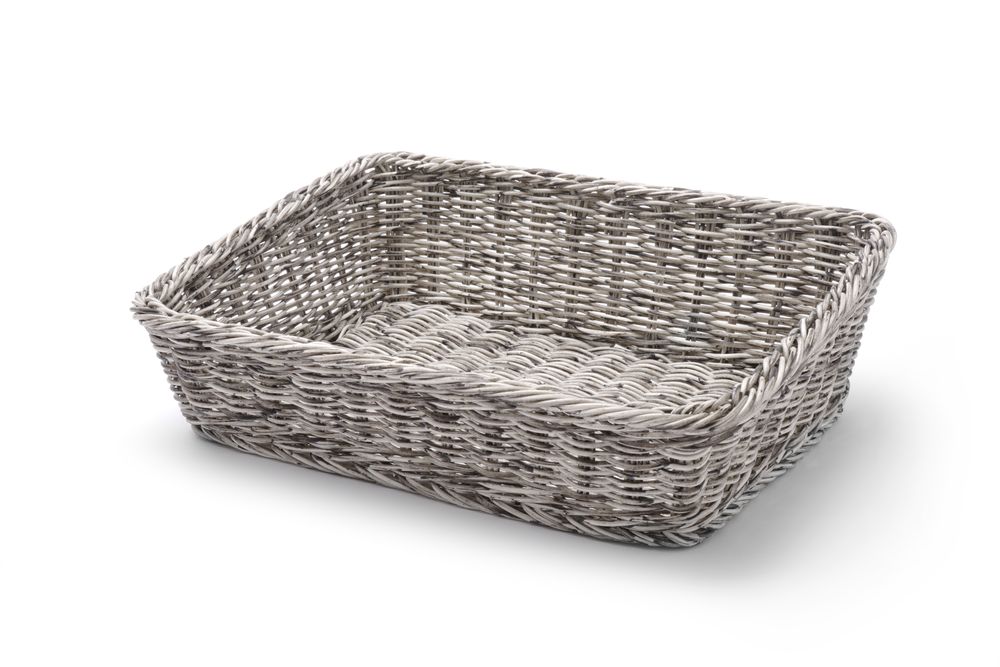 Panier de boulangerie incliné, HENDI, Gris clair, 400x300x(H)120mm