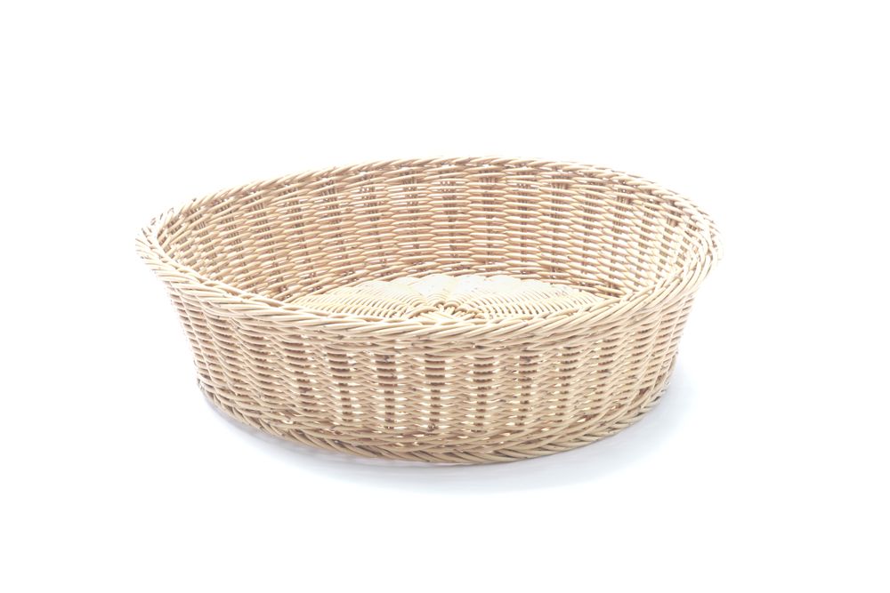Corbeille à pain rond, HENDI, Beige, ⌀400x(H)90mm