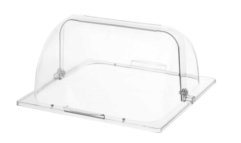 Couvercle de présentation Rolltop GN 2/3, HENDI, Couvercle roll top seul, 365x335x(H)175mm