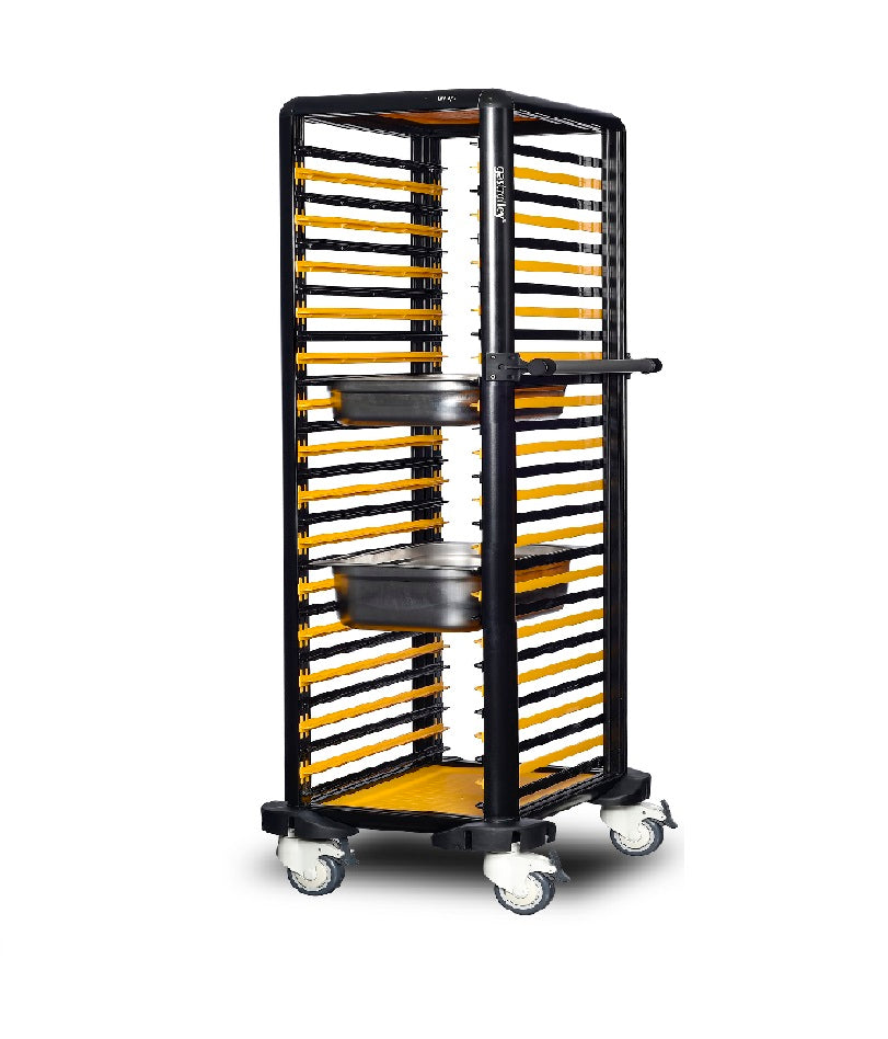 Chariot de transport bacs GN 1/1 tout ouvert simple - GASTROLLEY- G.GN.150.S.1