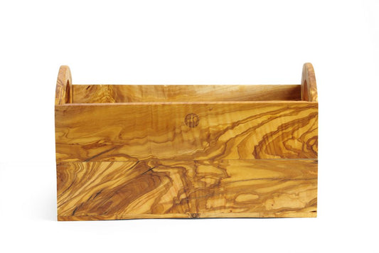 Boîte à pain en bois d'olivier, HENDI, 245x198x(H)194mm