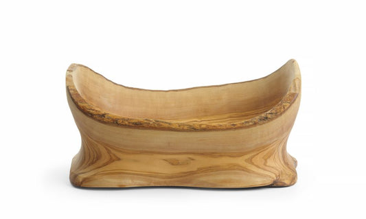 Bol décoratif en bois d’olivier, HENDI, 365x200x(H)290mm