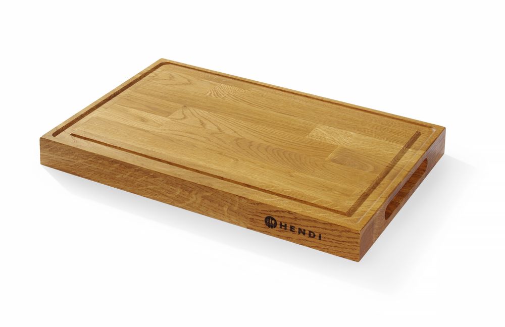 Planche de présentation en chêne, HENDI, 420x280x(H)40mm