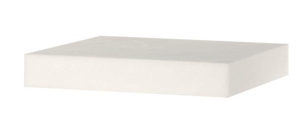 Billot en polyéthylène sans piètement, HENDI, Billot, Blanc, 500x400x(H)80mm