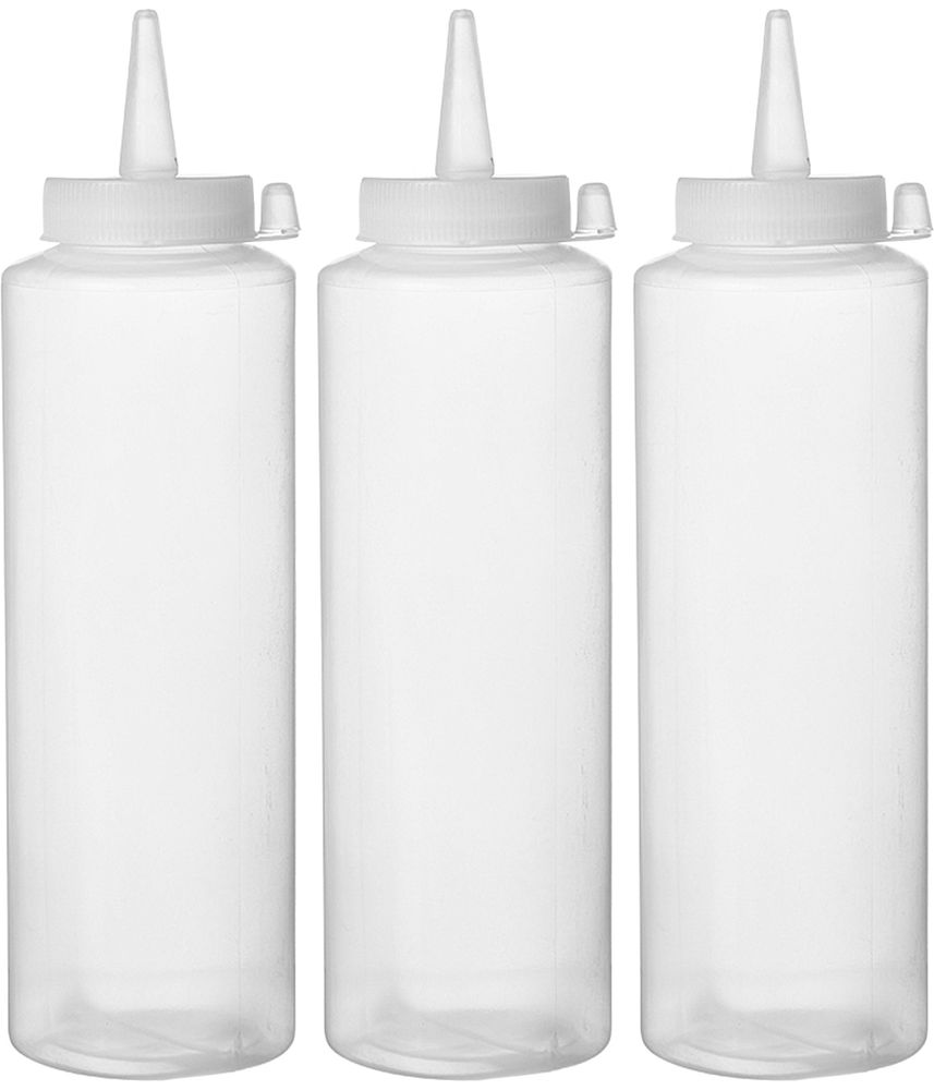 Sets de flacon distributeur - 3 pièces, HENDI, 0,2L, Transparent, 3 u., ⌀50x(H)185mm