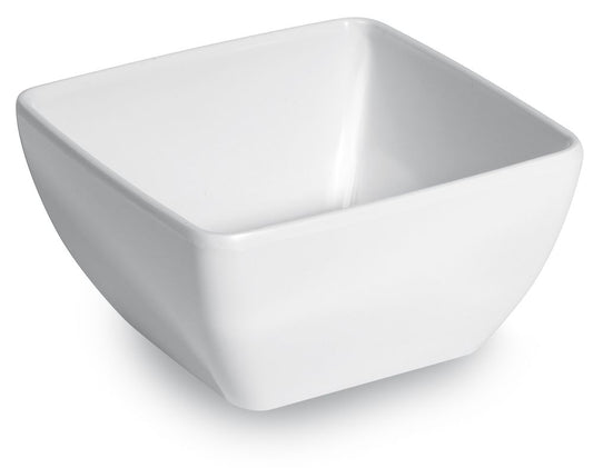 Saladier carré, HENDI, Blanc, 190x190x(H)100mm
