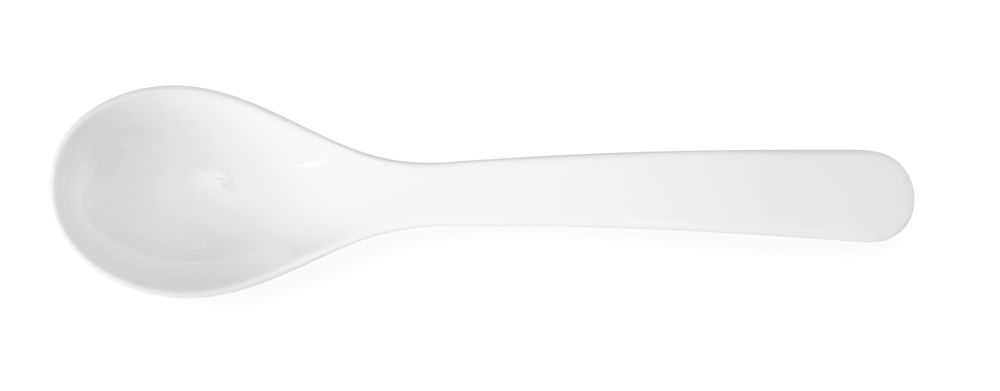 Cuillère à salade, HENDI, 0,03L, Blanc, 235x55mm