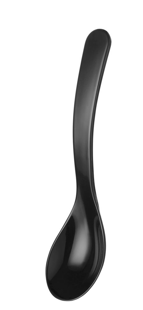 Cuillère à salade, HENDI, 0,03L, Noir, 235x55mm