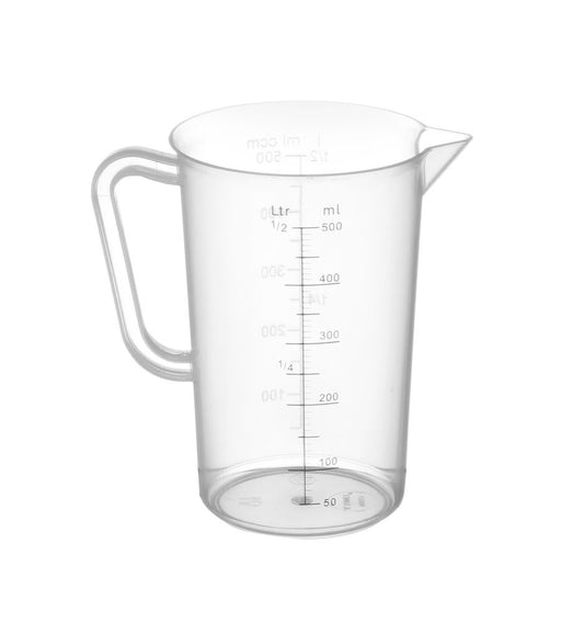 Broc mesureur en polypropylène, HENDI, 0,5L, ⌀90x(H)140mm