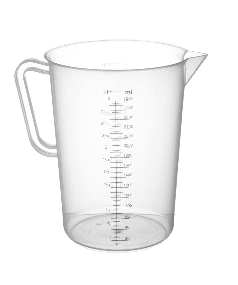 Broc mesureur en polypropylène, HENDI, 3L, ⌀160x(H)240mm