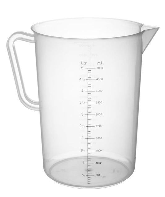 Broc mesureur en polypropylène, HENDI, 5L, ⌀190x(H)270mm