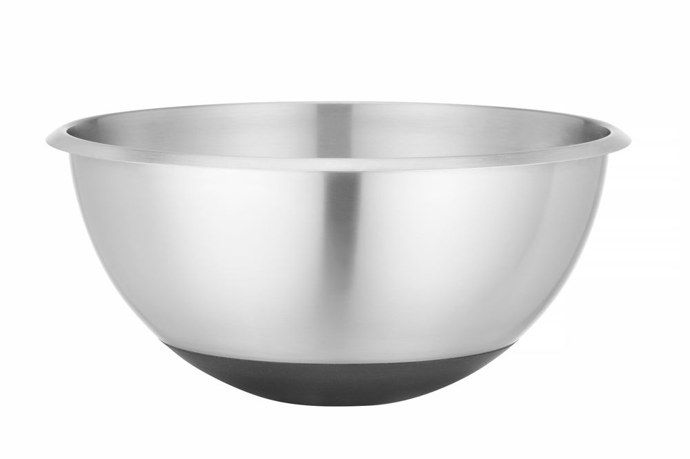 Bol à mélanger avec base en silicone, HENDI, 6L, ⌀330x(H)155mm