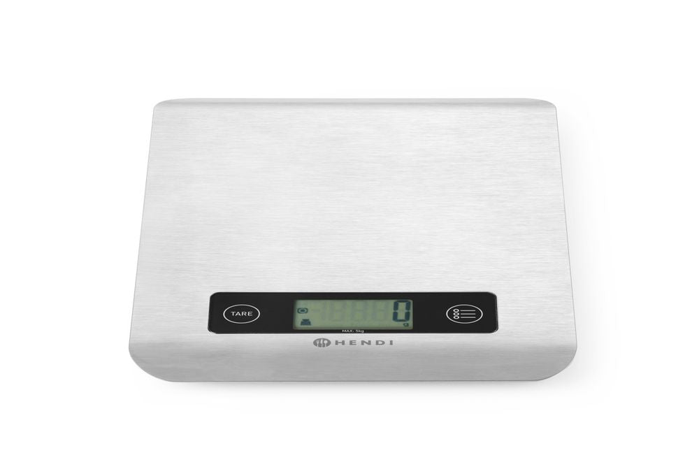 Balance de cuisine 5 kg, HENDI, 169x218x(H)13mm
