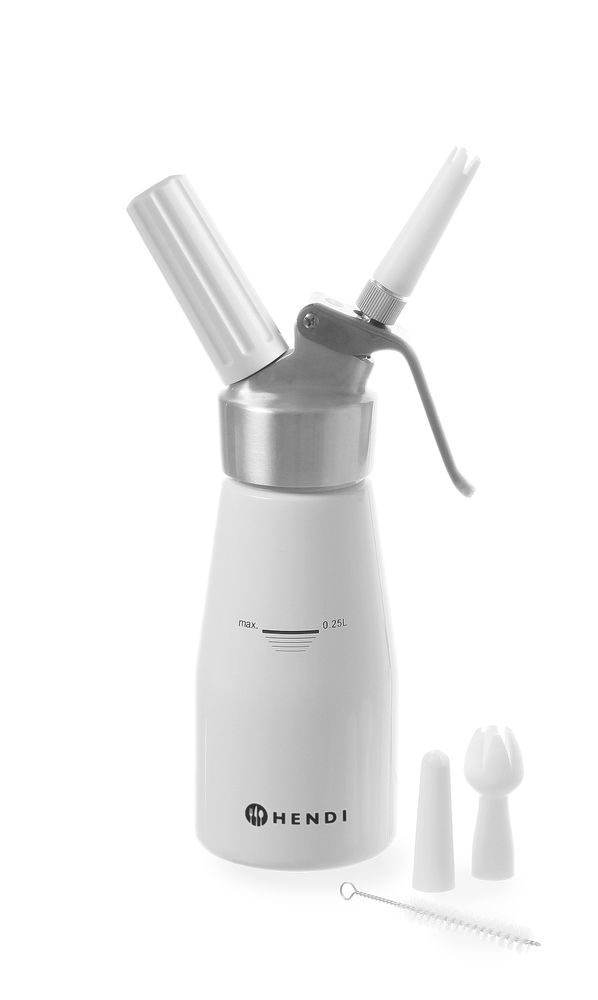 Siphon à chantilly Kitchen Line, HENDI, Kitchen Line, 0,25L, ⌀80x(H)200mm
