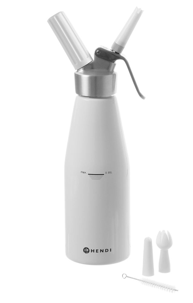 Siphon à chantilly Kitchen Line, HENDI, Kitchen Line, 0,95L, ⌀95x(H)320mm
