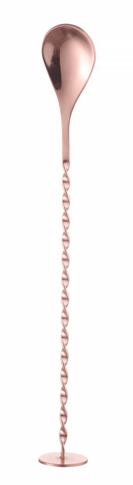 Cuillère à cocktail avec pilon, BarUp, Cuivre, 280x35mm