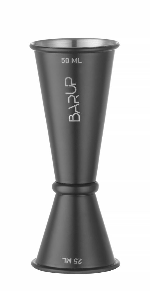 Doseur 25/50 ml, BarUp, Noir, ⌀45x(H)110mm