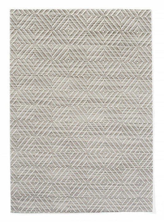 Set de table, motif géométrique - set, HENDI, Argent, 6 u., 450x300mm