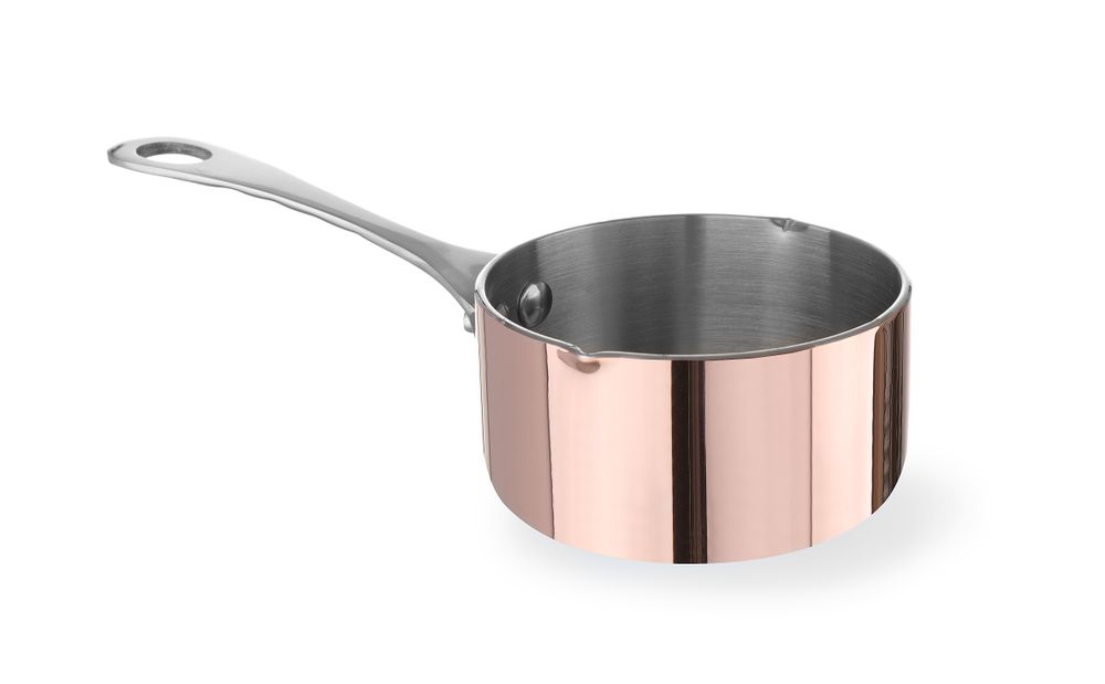 Casseroles miniatures avec bec verseur, HENDI, 0,16L, ⌀75x(H)40mm