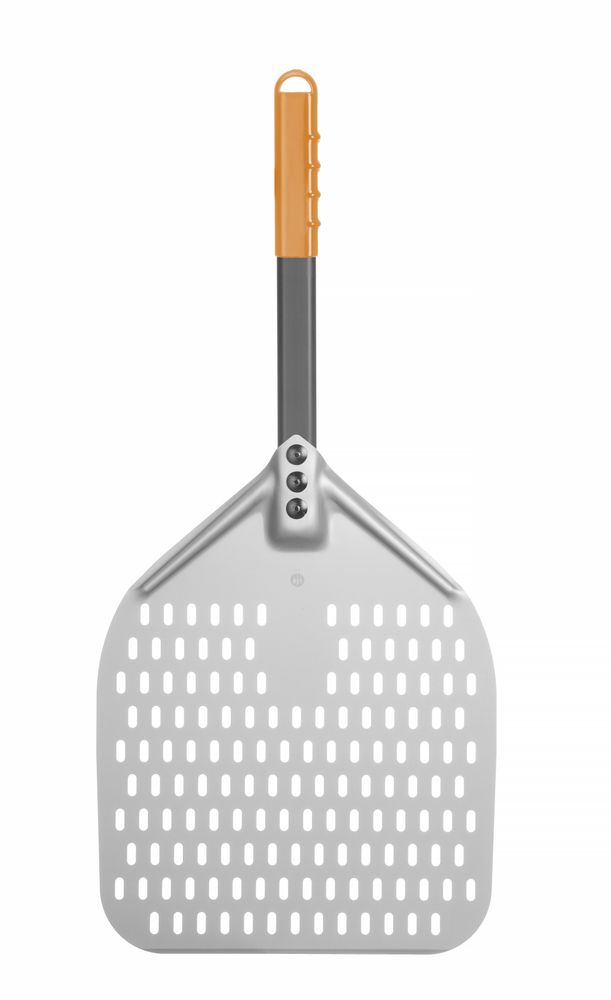 Pelle à pizza carrée perforée avec manche court, HENDI, 300x660mm