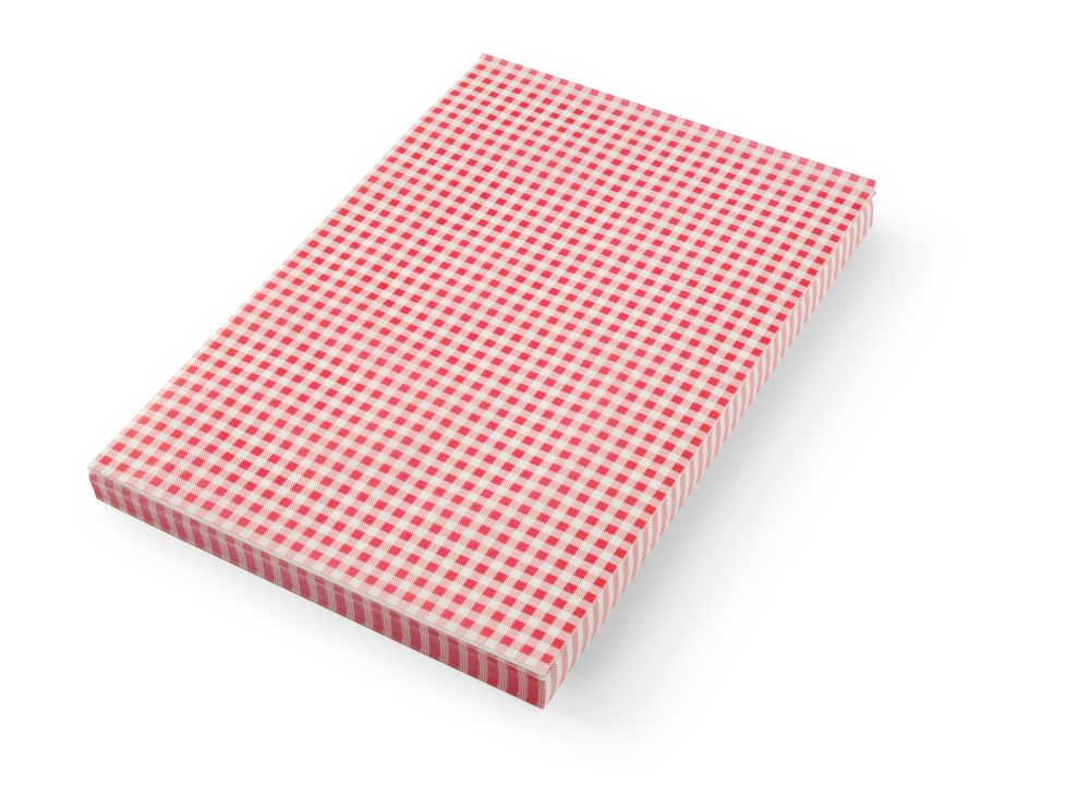 Set de table en papier sulfurisé - 500 pièces, HENDI, motif à carreaux, 500 u., 420x275mm