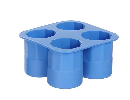 Moule à glaçons verre à shot, BarUp, Bleu, 122x122x(H)60mm