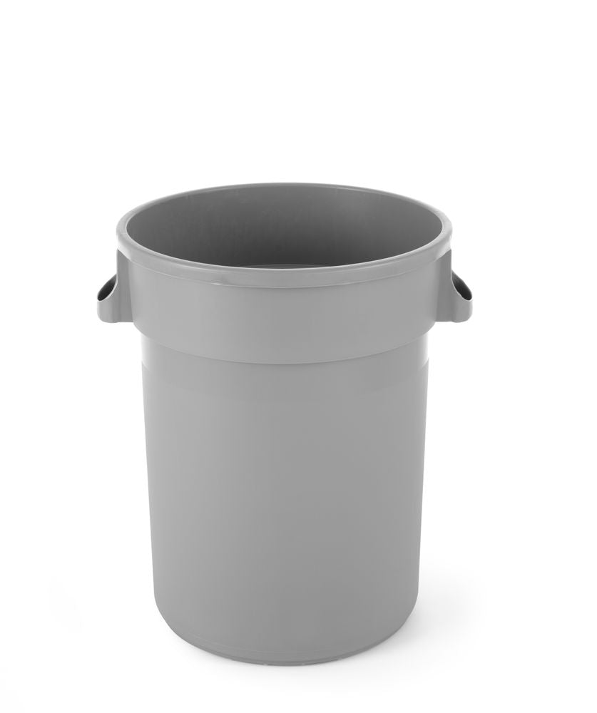 Poubelle ronde, AmerBox, 120L, Gris clair, ⌀550x(H)690mm