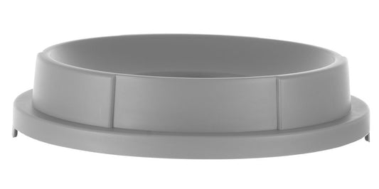 Couvercle avec ouverture pour poubelle ronde, AmerBox, s’installe sur 691038, Gris clair, ⌀570x(H)135mm