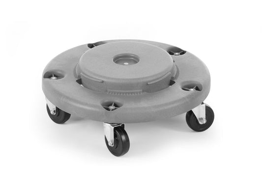 Trolley pour poubelle ronde, AmerBox, s’installe sur 691038, Gris clair, ⌀455x(H)165mm