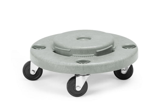 Trolley pour poubelle ronde, AmerBox, s’installe sur 691403, ⌀400x(H)165mm