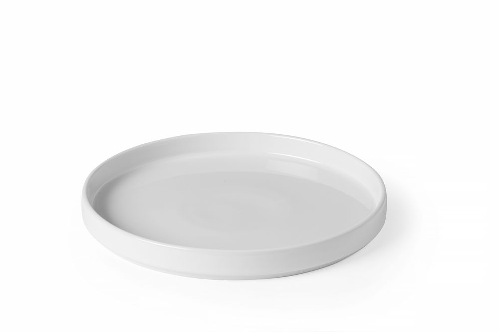Assiette à bord haut Oslo, HENDI, Oslo, Blanc, ⌀240x(H)26mm