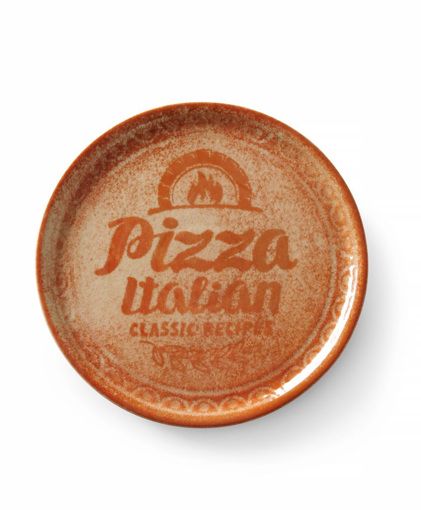 Assiette à pizza Recipe Collection Terracotta, HENDI, Rouge, ⌀310mm