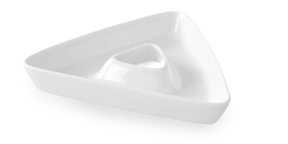Assiette triangulaire, HENDI, 176x161x(H)27mm