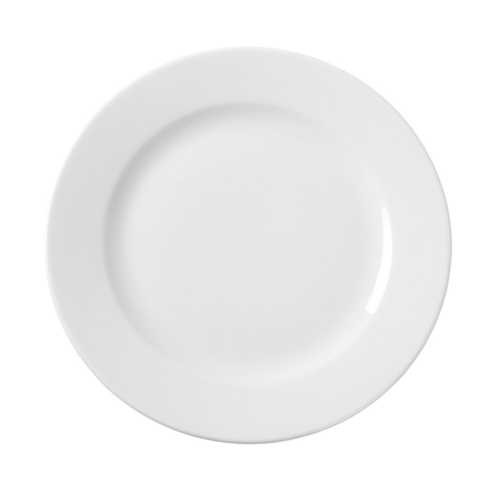 Assiette plate, HENDI, Blanc, ⌀270mm